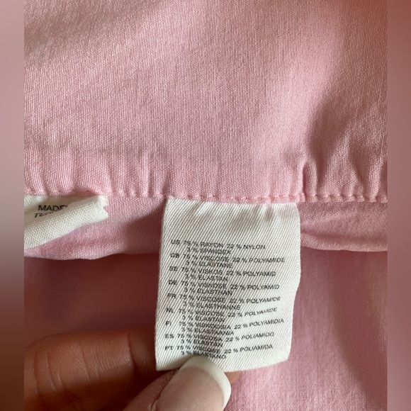 Divided by H&M Pink Pleated Tennis Style Skirt Size 40 - Picture 5 of 6